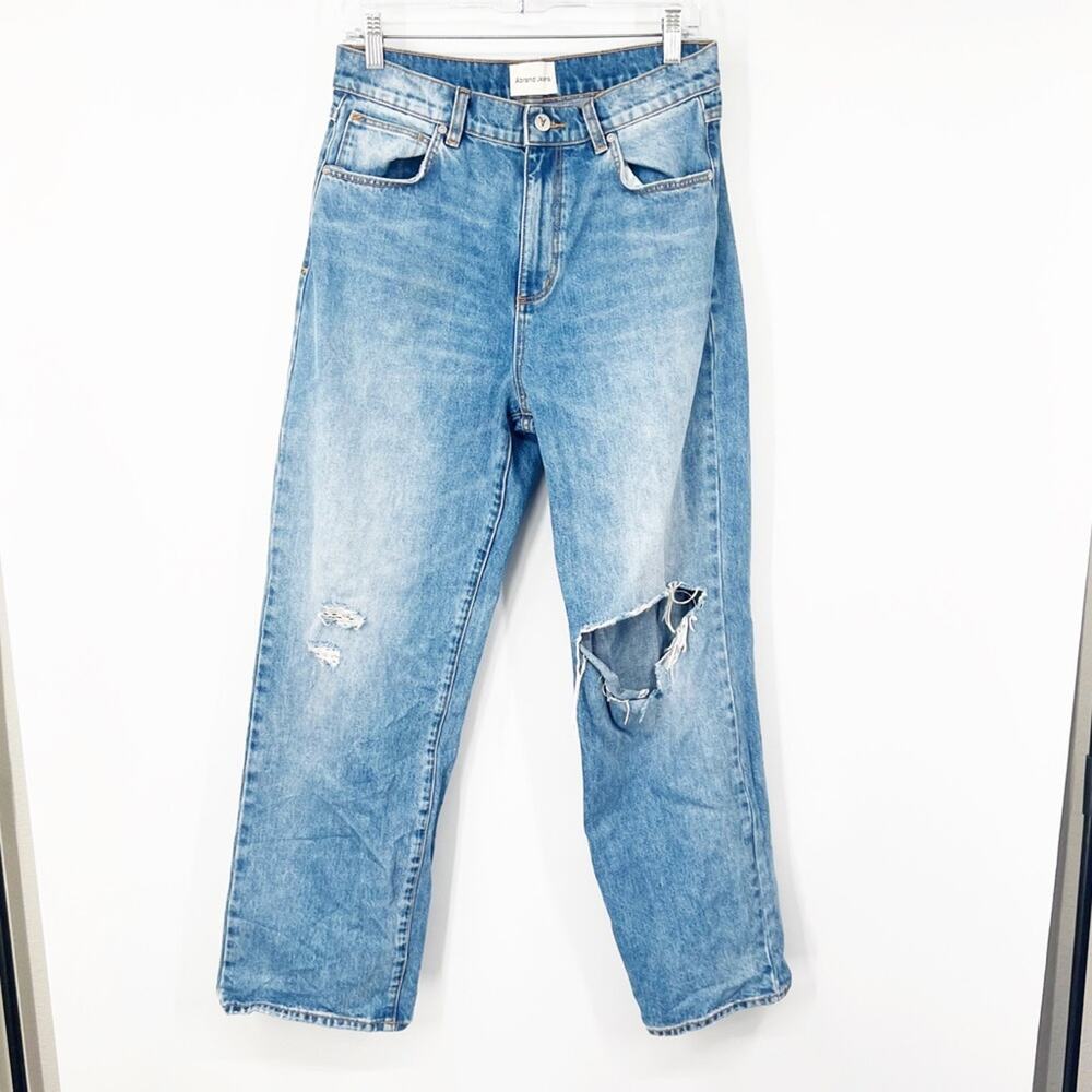 Abrand Jeans A Slouchy Jeans High Rise Distressed
